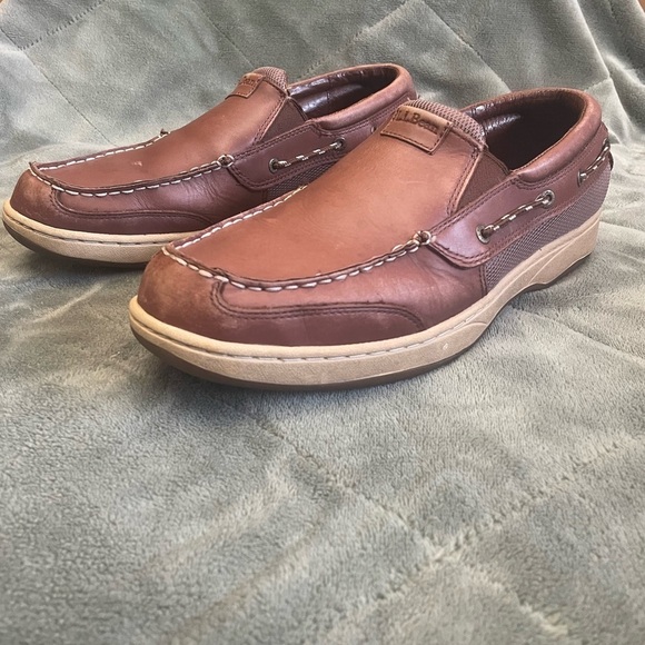 L.L. Bean leather loafers size 13 very comfortable in good shape - Picture 2 of 8